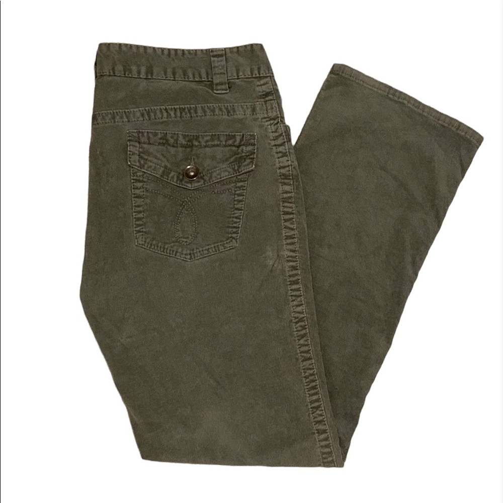 CALVIN KLINE Green vintage corduroy pants